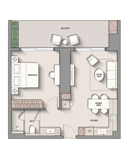Yigo Luxe 1 Bed Apartment